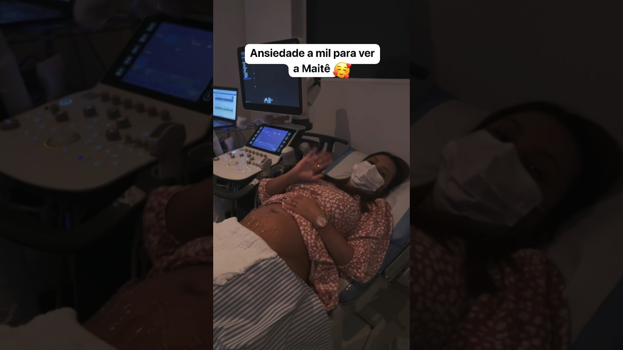 No exame morfol&oacute;gico do primeiro trimestre confirmou que estou gr&aacute;vida de uma menina 🎀