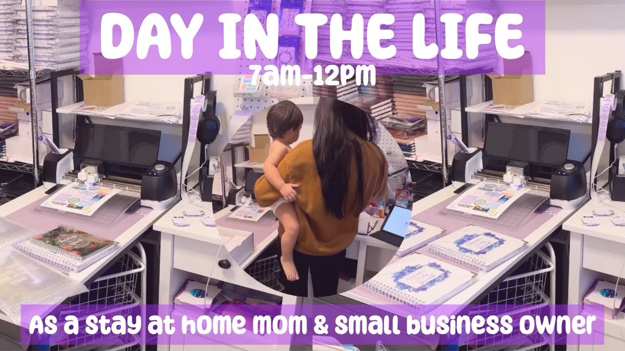 A day in the life of a mom and small business owner💕✨💫