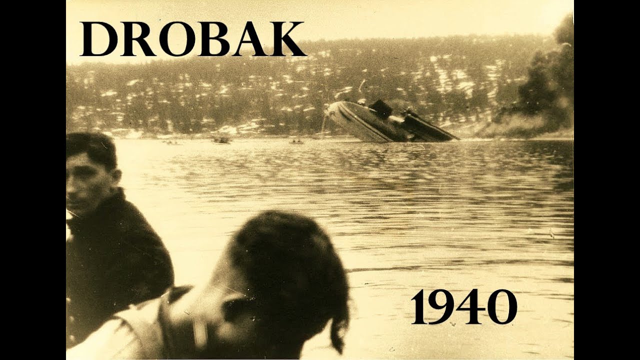 II wojna światowa. Bitwa w cieśninie Drobak 1940. Koniec Bluchera