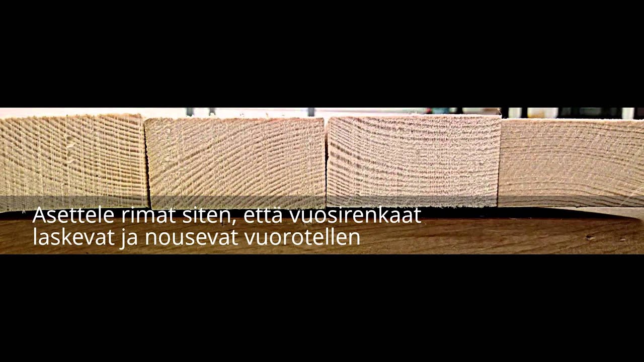Liimapuulevy laudasta