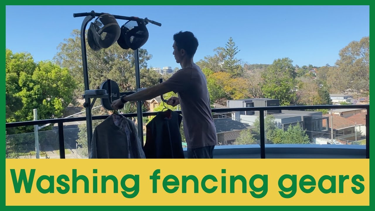 Washing fencing gear/equipment: fencing mask and lame | 펜싱 장비 관리: 펜싱 마스크, 펜싱 사브르 전기 자켓 세탁 | 清洗击剑装备