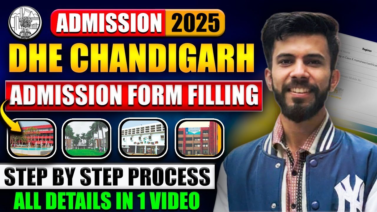 How to fill Chandigarh College (Dhe Chd) admission form step by step process ☺️ | fill form now 🤗