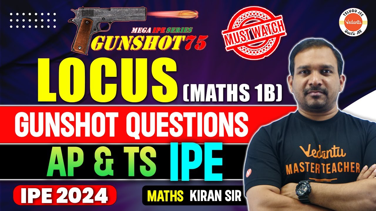 Locus Geometry | Intermediate class 11 | Inter 1st Year Maths B | Class 11 | Mathematics | Kiran Sir