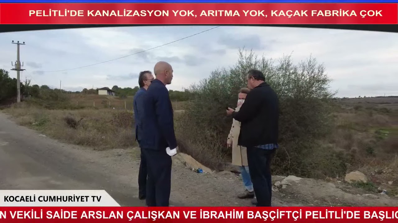 GEBZE PELİTLİ'DE  KANALİZASYON YOK, ARITMA YOK, KAÇAK FABRİKA ÇOK başlıklı videonun kopyası
