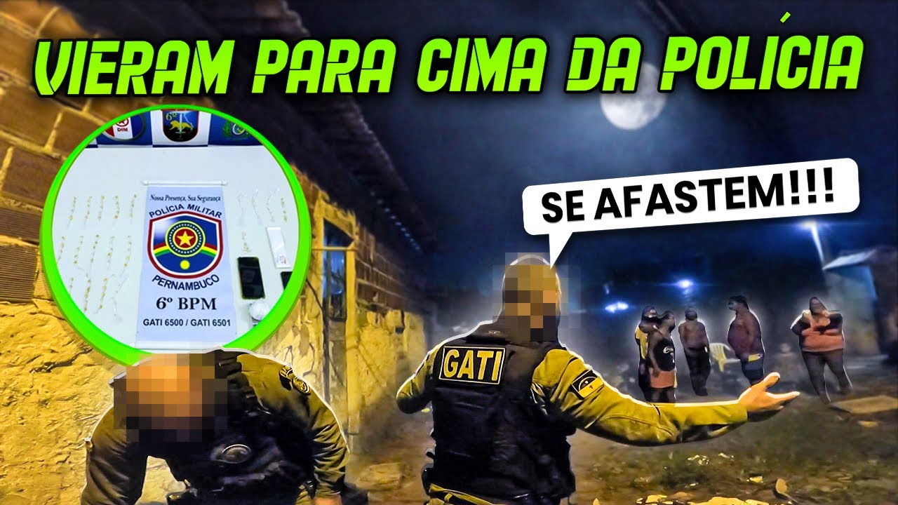 🚔📷✅Opera&ccedil;&otilde;es GATI #40 TENTARAM IMPEDIR A POL&Iacute;CIA DE PRENDER TR4FICANTE 😲😲😲