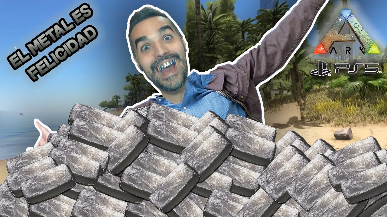 COMO CONSEGUIR METAL RÁPIDO Y SOLO en ARK // 4+1 LUGARES O FORMAS de FARMEAR METAL en ARK THE ISLAND