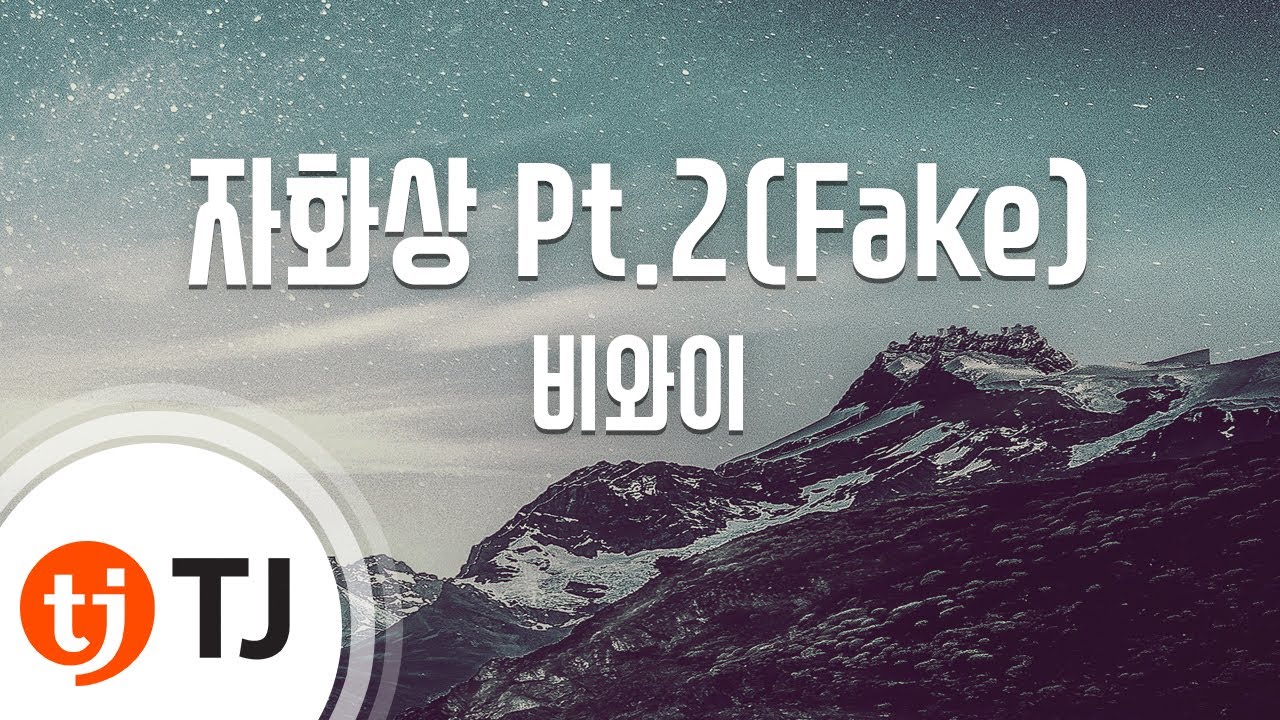 [TJ노래방] 자화상 Pt.2(Fake) - 비와이(Prod. By 비와이) / TJ Karaoke