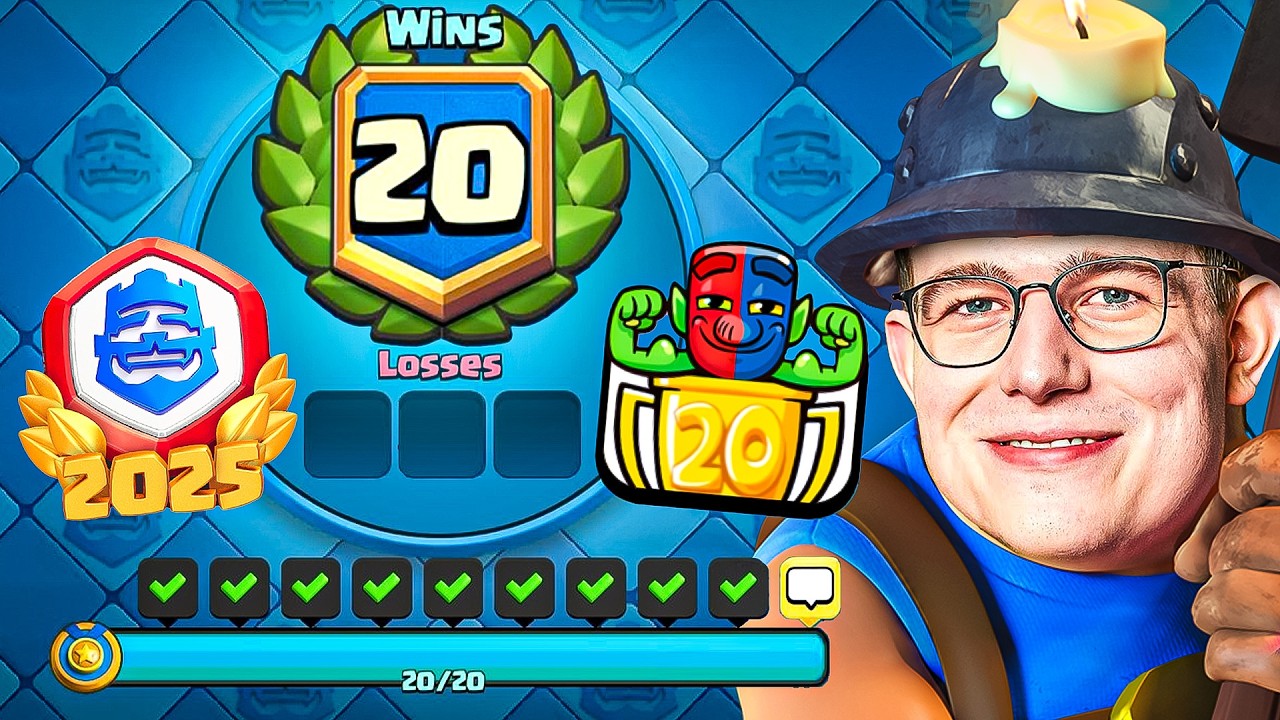 😨🏆ICH HABE 20-0 mit diesem OP DECK geschafft&hellip; (100% UNFASSBAR) | Clash Royale Deutsch