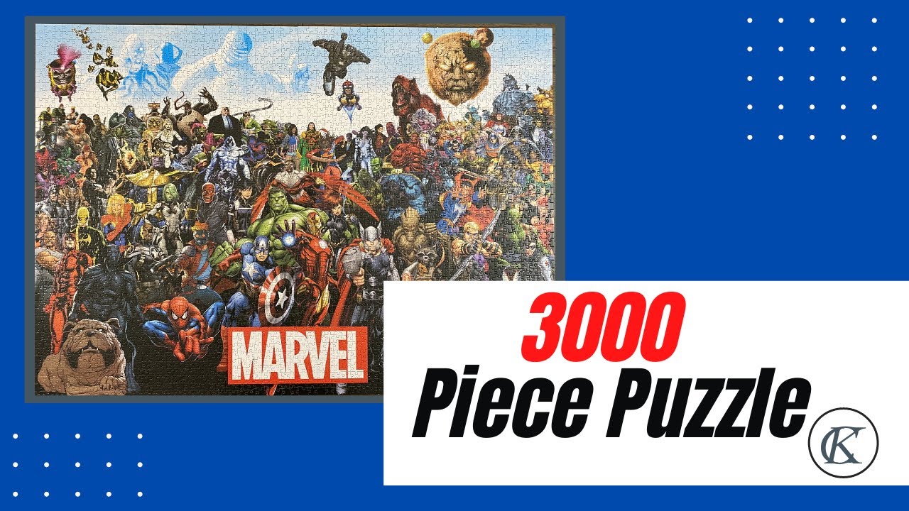 Marvel Puzzle 3000 pieces - Time Lapse
