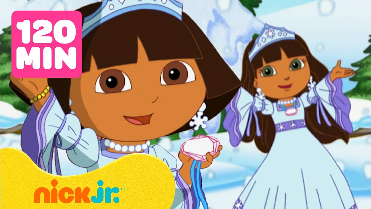Dora l’esploratrice | Dora l'Esploratrice: salvataggi invernali! ❄️ 2 Ore  | Nick Jr. Italia
