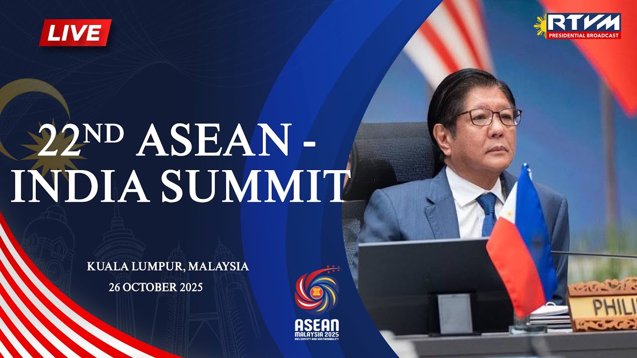 22nd ASEAN-India Summit 10/26/2025