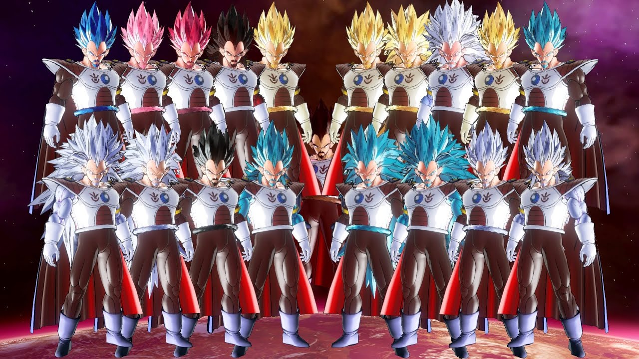 Roi Vegeta (18 Transformations) V3 - Dragon Ball Xenoverse 2 Mods