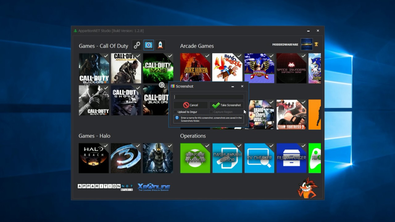 ApparitionNET Studio: Screenshot Tool