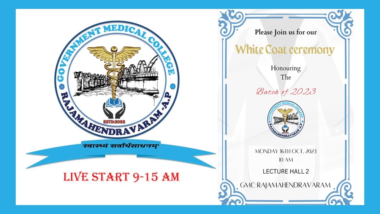 WHITE COAT CEROMONY GMC R.J.Y