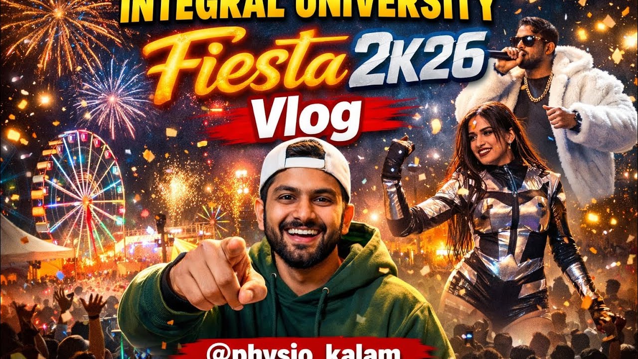 AT INTEGRAL UNIVERSITY  Fiesta 2k26 #vlog #medicalstudnet #funny #subscribers #share #camment 