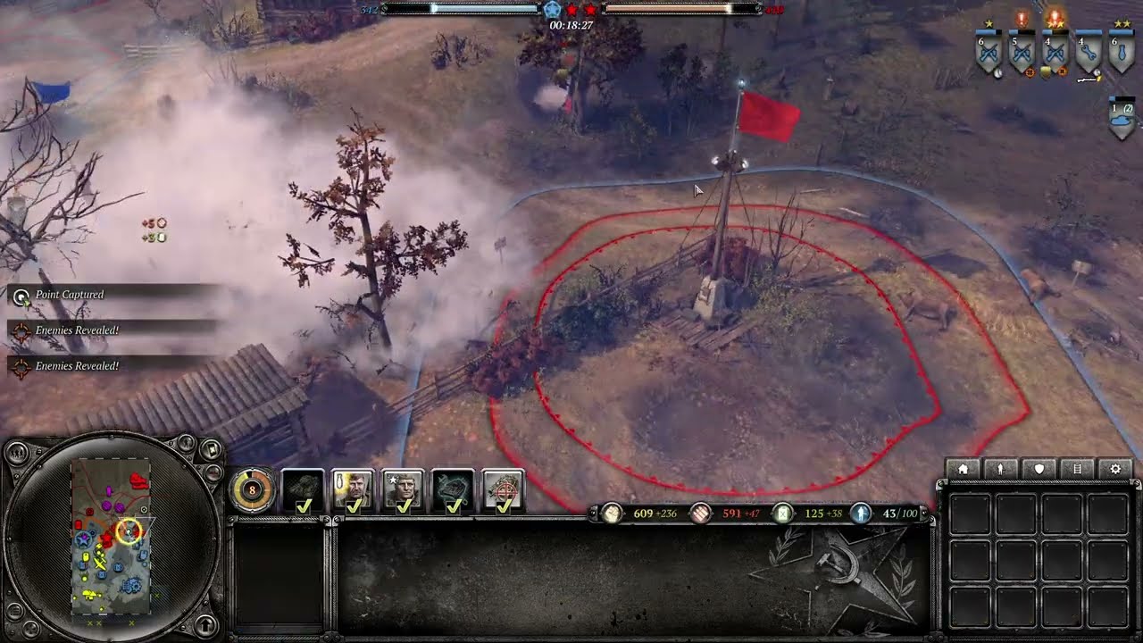 Company of Heroes 2: Multiplayer 2v2 Gameplay - (No Commentary)