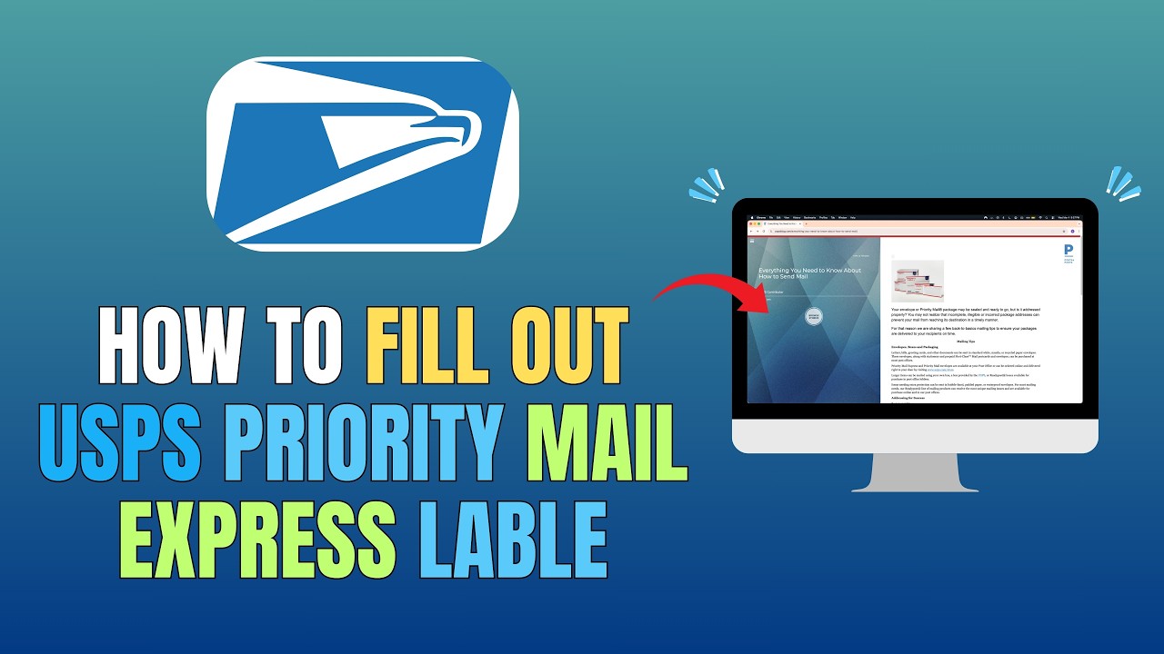 КАК ЗАПОЛНИТЬ ЭТИКЕТКУ ДЛЯ ОТПРАВКИ ПОЧТОЙ USPS PRIORITY MAIL EXPRESS