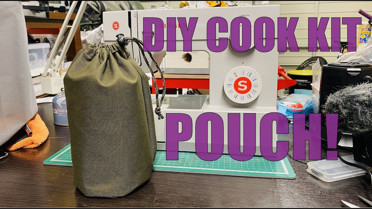 DIY CANVAS POUCH FOR COOKING KIT | CAMPING GEAR | HOME SEWING