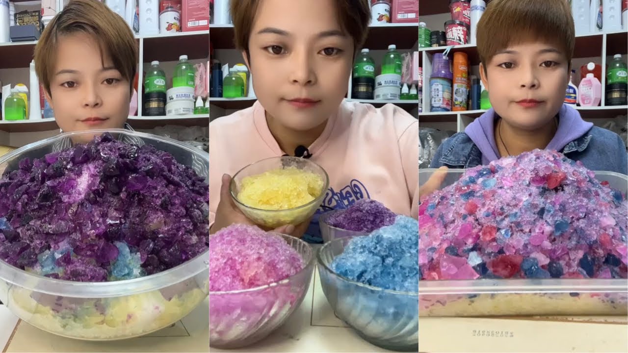Crushed Ice Eating ASMR | Ice Eating