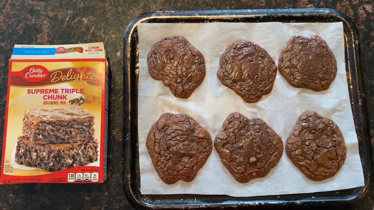 Brownie Mix Cookies