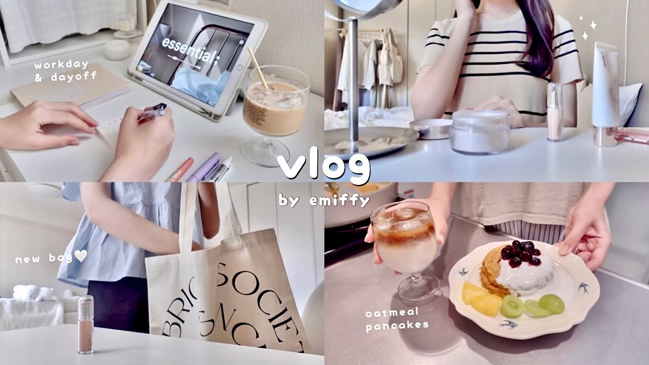 cozy & productive days in my life👩🏻‍💻 cooking & baking, breakfast 🍒, new bag