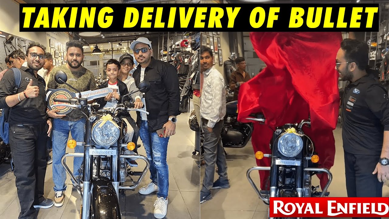 TAKING DELIVERY OF ROYAL ENFIELD BULLET 350 | BATTALION BLACK STANDARD | 2025