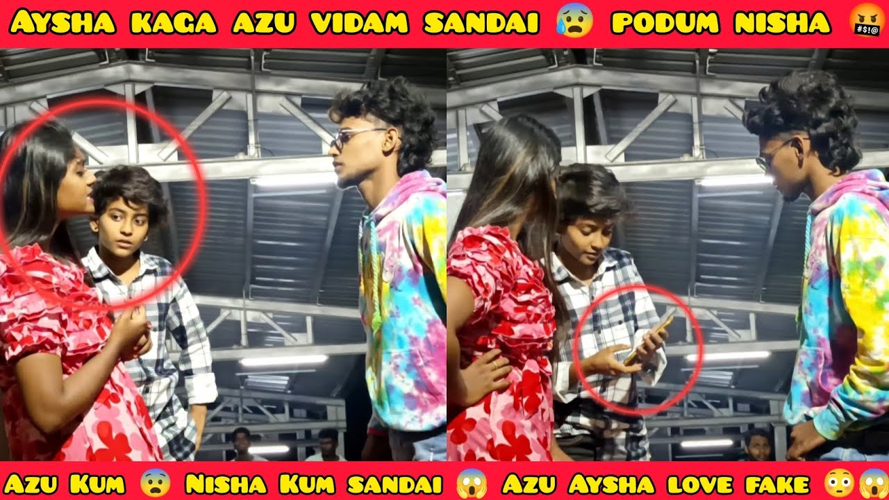 Aysha kaga azu 🥺 | vidam sandai 😱 | podum nisha 🤬😤 | Azu Kum 😨 Nisha Kum sandai 😱😨 | Azu Aysha