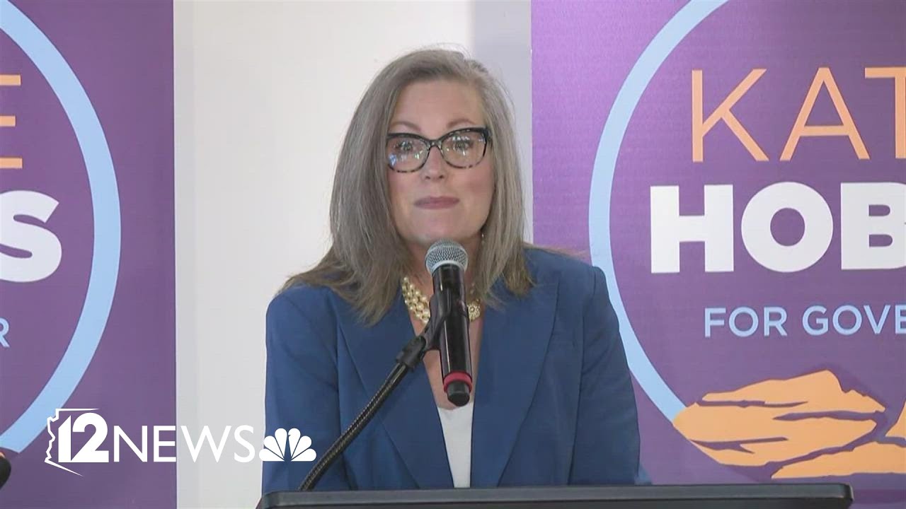 Katie Hobbs delivers victory remarks after AP calls the race in her favor