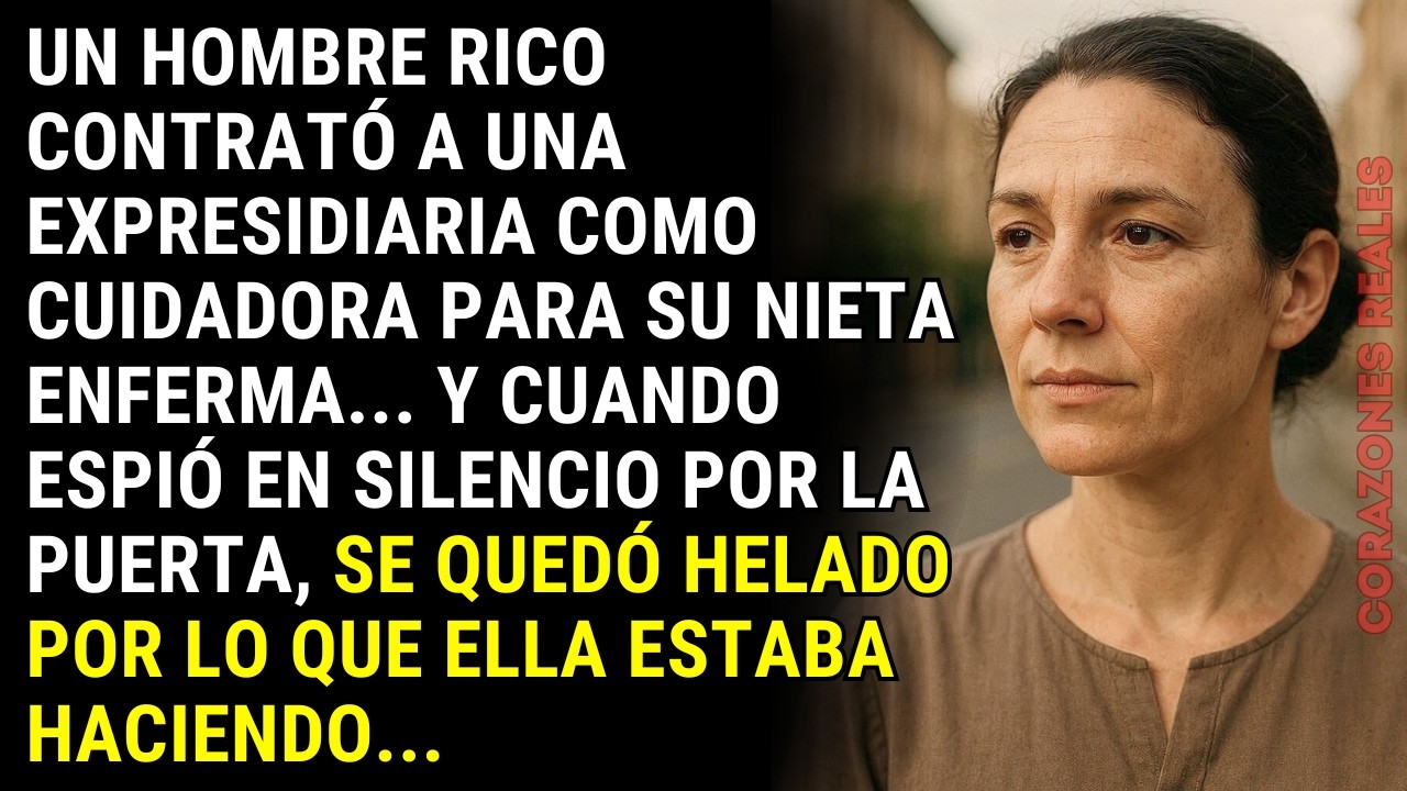 Un rico contrató a una presa para su nieta enferma… Al espiar por la puerta, se quedó helado…