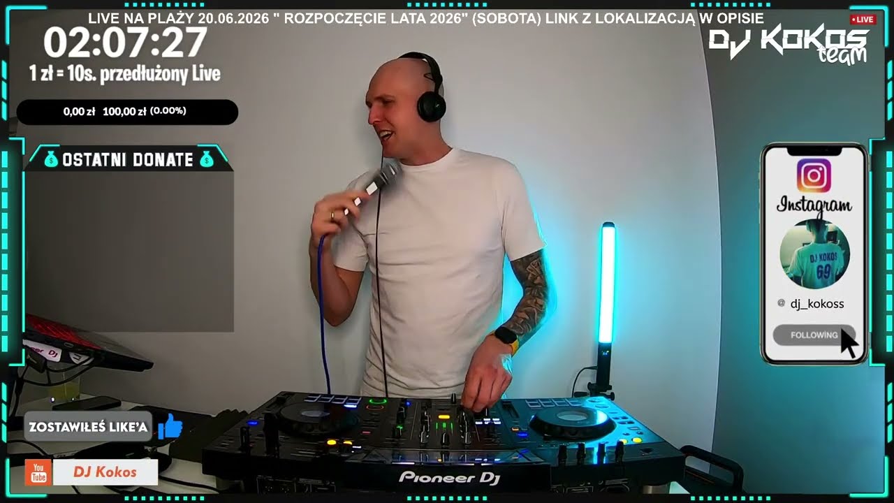 🔴 LIVE  ⚡️🔥 DJ KOKOS  MIX ⚡️NAJLEPSZA MUZYKA KLUBOWA 🥳 (06.03.26)