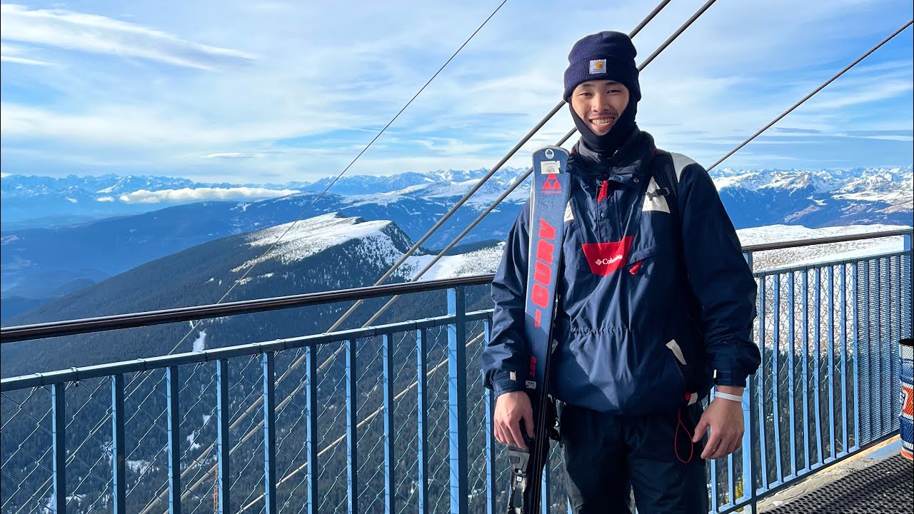 first time skiing in Italy