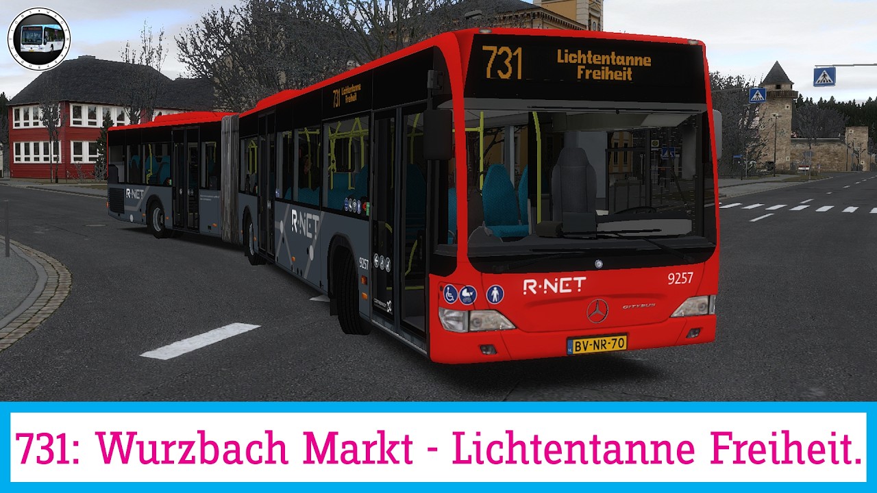 OMSI 2: Thüringer Wald | Lijn 731 Wurzbach Markt - Lichtentanne Freiheit