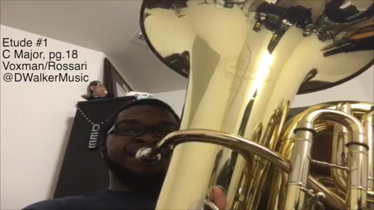 2020-2021 Euphonium All-State Etude #1 (Voxman/Rossari pg.18, C Major)