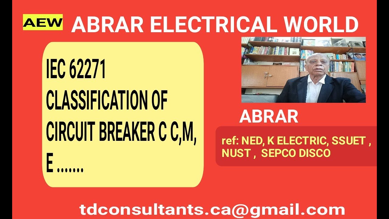CIRCUIT BREAKER  CLASS  MECHANICAL AND ELECTRICAL ENDURANCE