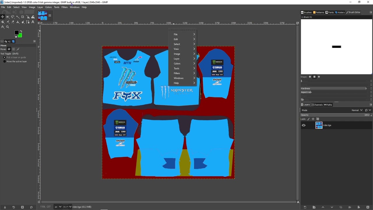 how to make skins mx bikes