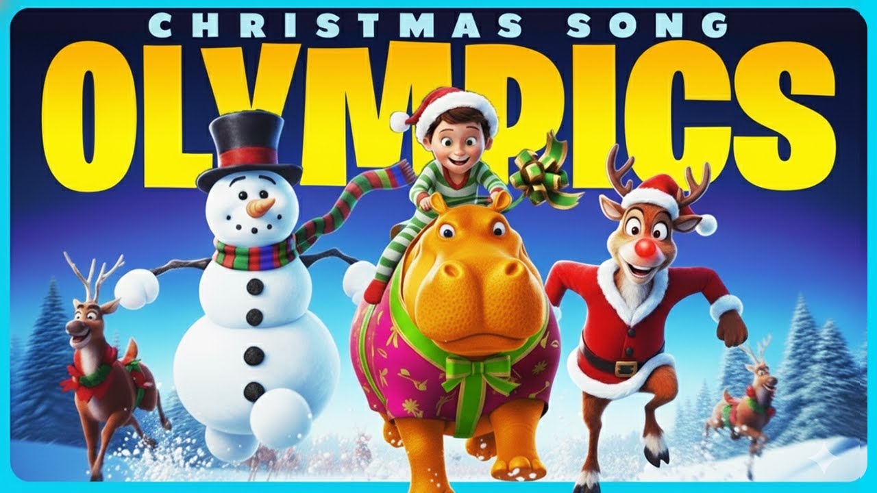 Christmas Song Olympics 🎁 Brain Break for Kids 🎁 Just Dance 🎁 Immersive Interactive Warm Up