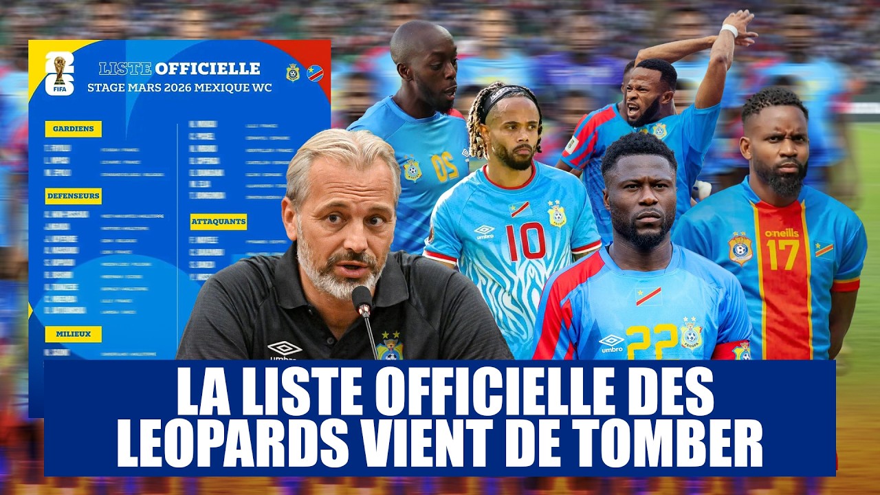 Sébastien Desabre dévoile la liste officielle des Léopards ! Mbemba, Wissa, Tuanzebe…