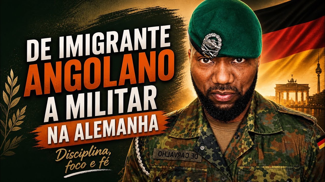 De imigrante angolano a militar na Alemanha 🇩🇪🇦🇴 | História real de superação #vidaexterior
