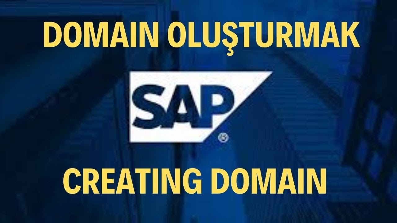 SAP ABAP - SE11 - Domain Oluşturma / Creating Domains