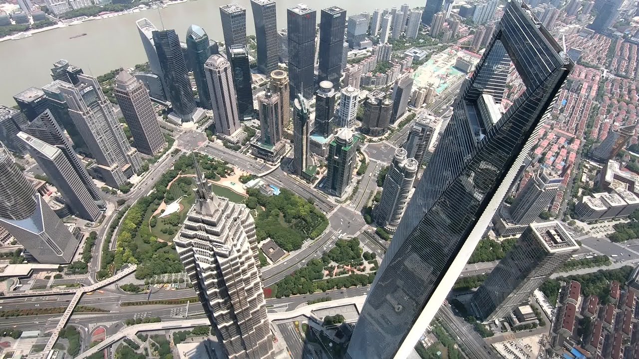 The 632 meter tall Shanghai Tower, China