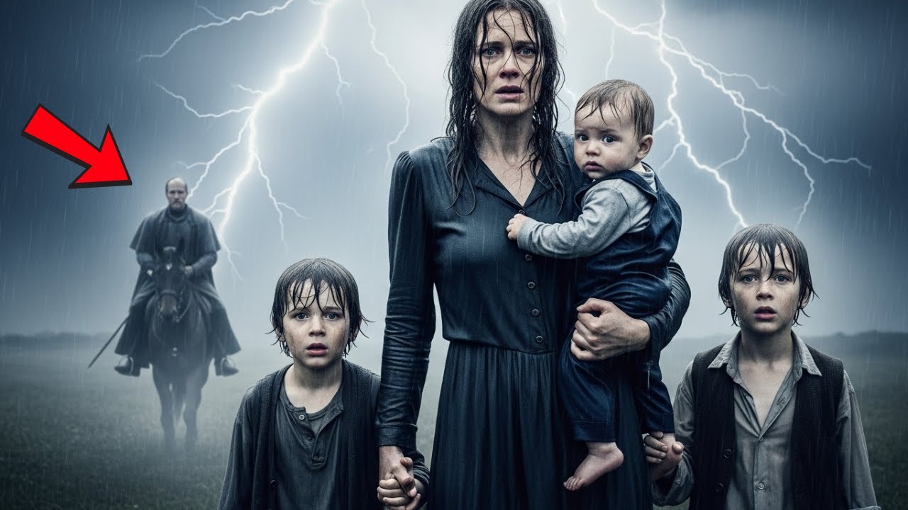 La Viuda Fue Dejada Con 3 Hijos En La Tormenta — Pero El Millonario Viudo Surgió En La Oscuridad