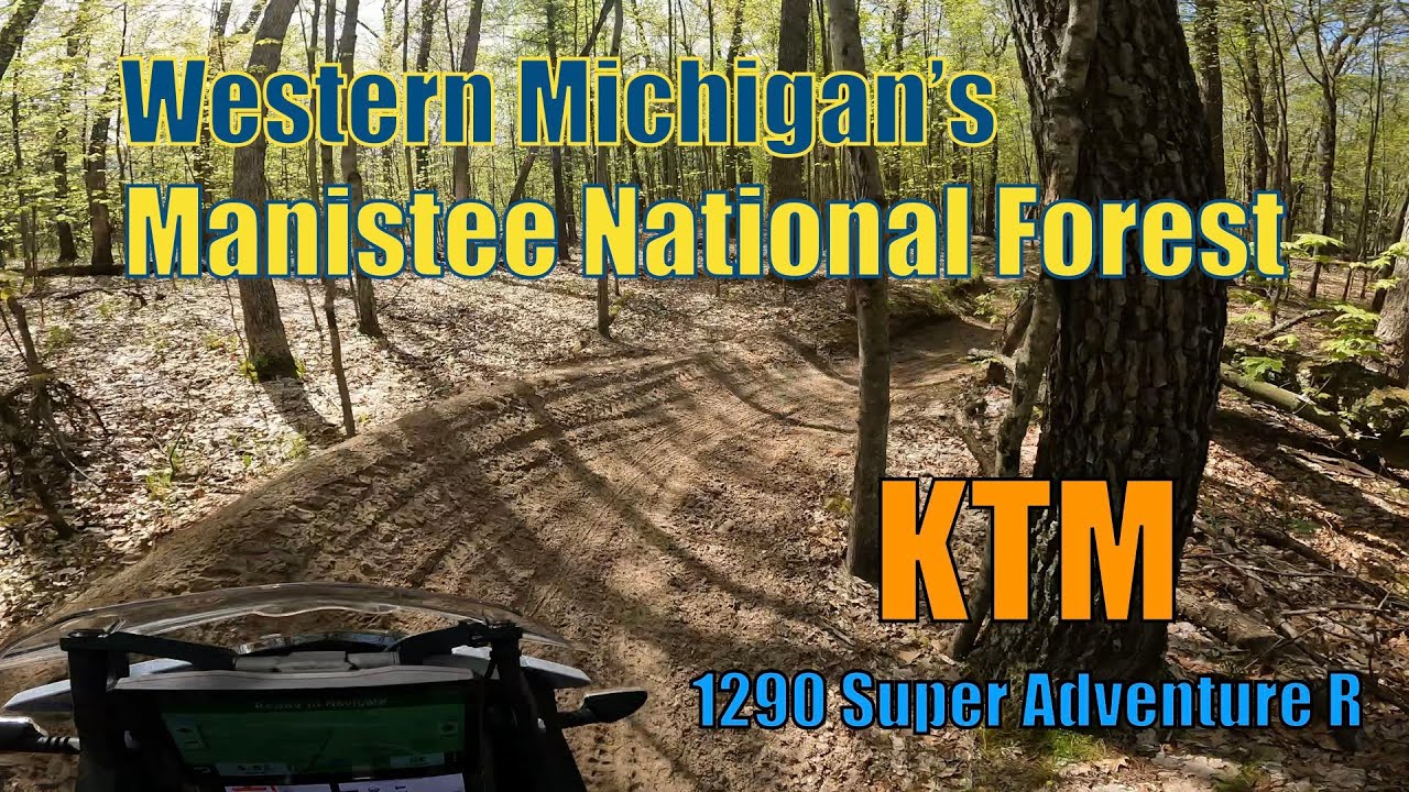 Riding Western Michigan's Manistee National Forest / KTM 1290 SAR / Talking Bike's with the locals