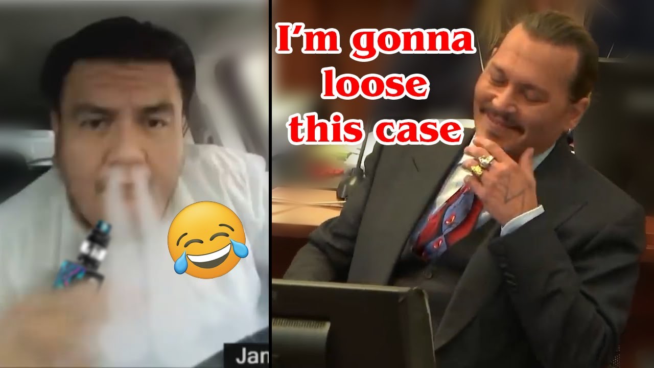 Johnny Depp's witness the doorman was vaping during his testimony  #shorts #JohnnyDepp #AmberHeard