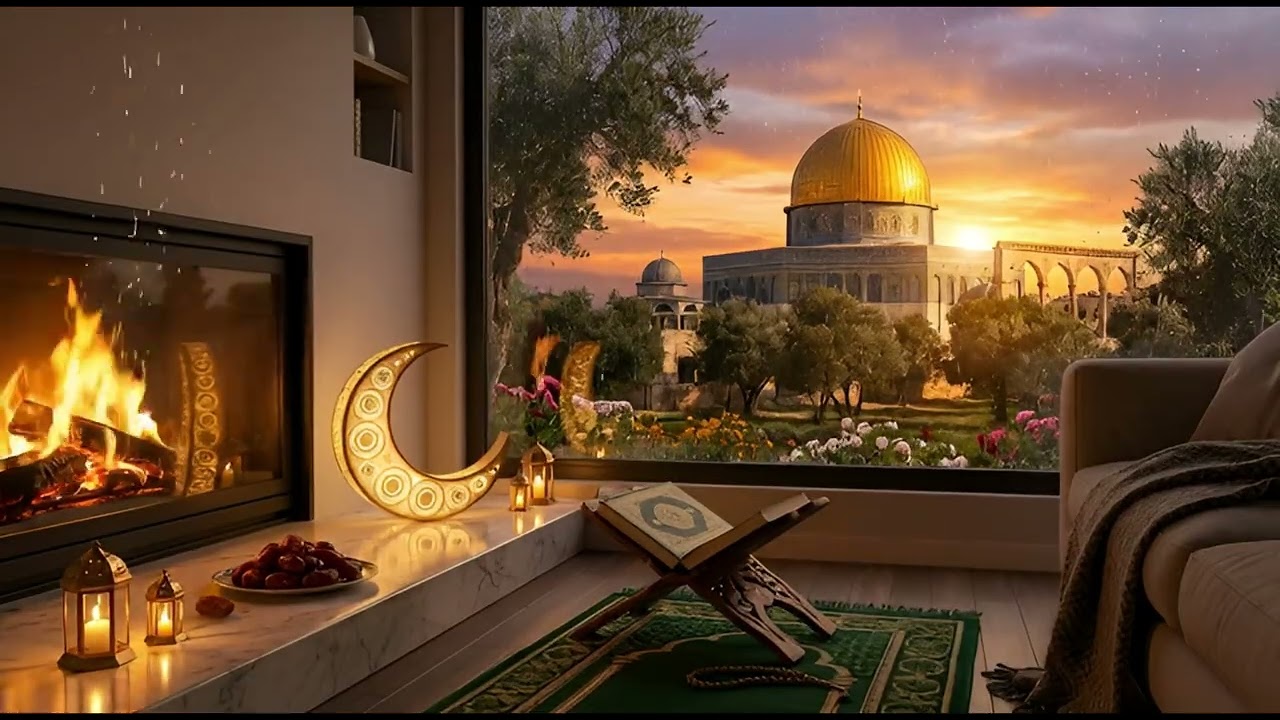 سورة آل عمران المنشاوي| قبة الصخرة أجواء تريح القلب في رمضان 2026 الدافئة| Surah Aal-'Imran Ramadan
