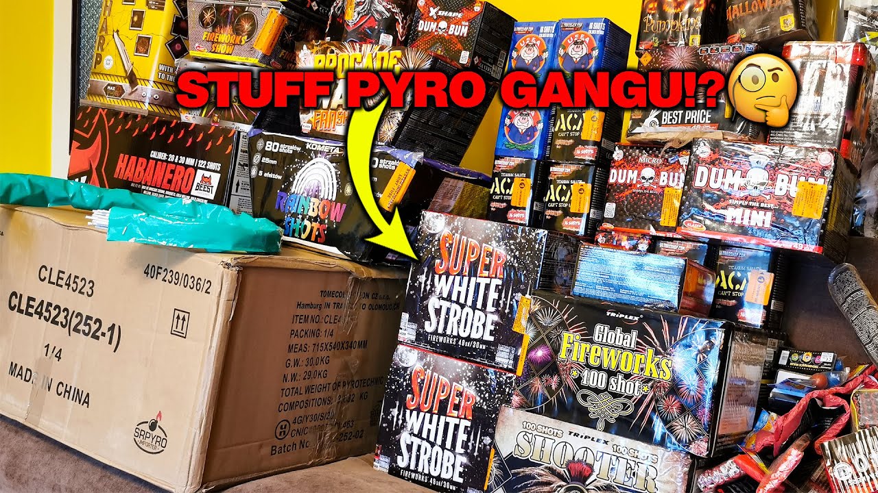 MÓJ STUFF FAJERWERKÓW 2020 - CO Z PYRO GANGIEM?