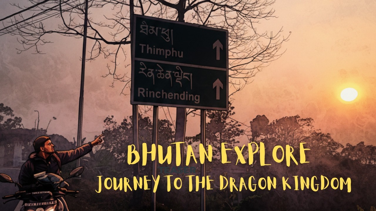 Kolkata  to BHUTAN  Our International Ride Starts || Ep.1 || এক দিনে ভুটান ভ্রমণ