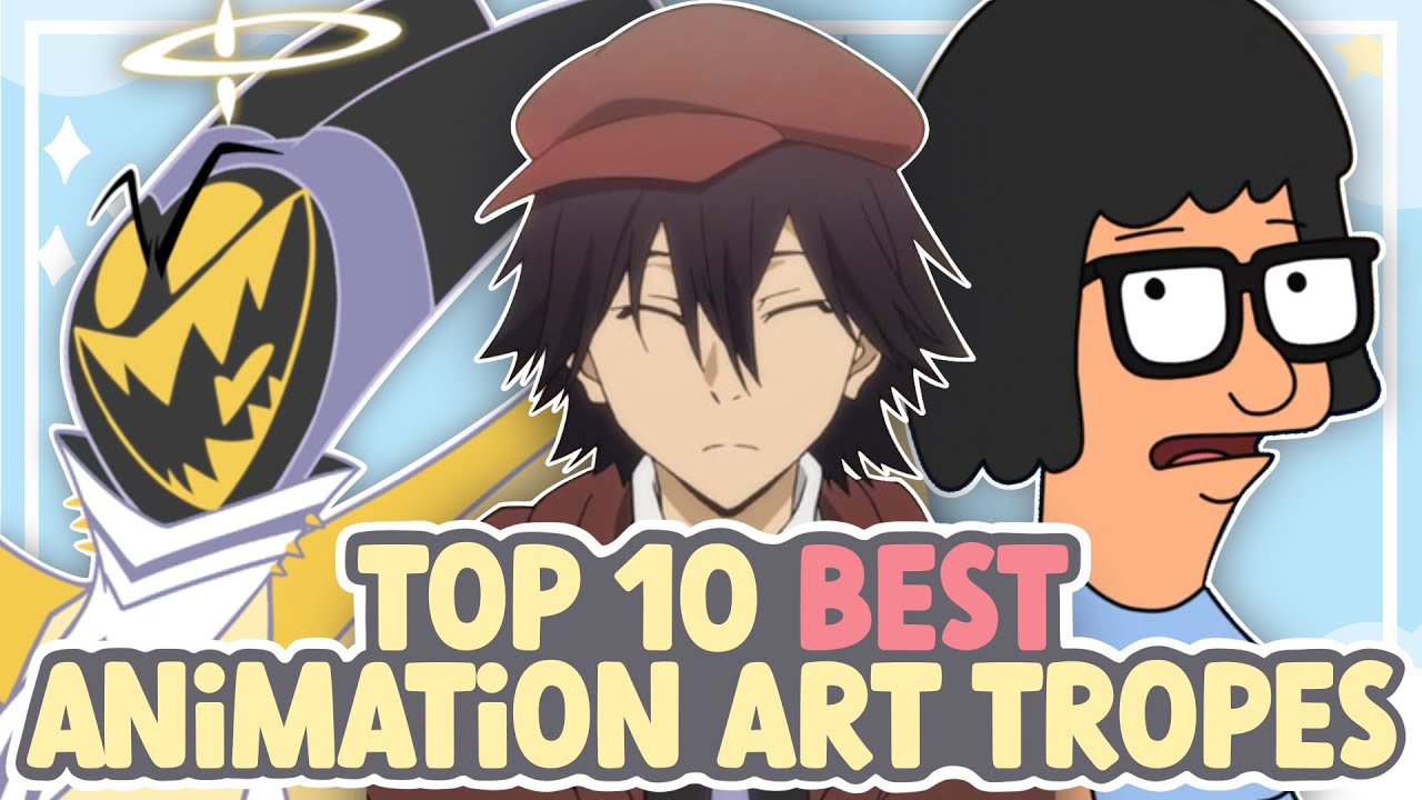 Top 10 BEST Animation Art Tropes (And I Draw Them All) || SPEEDPAINT + COMMENTARY
