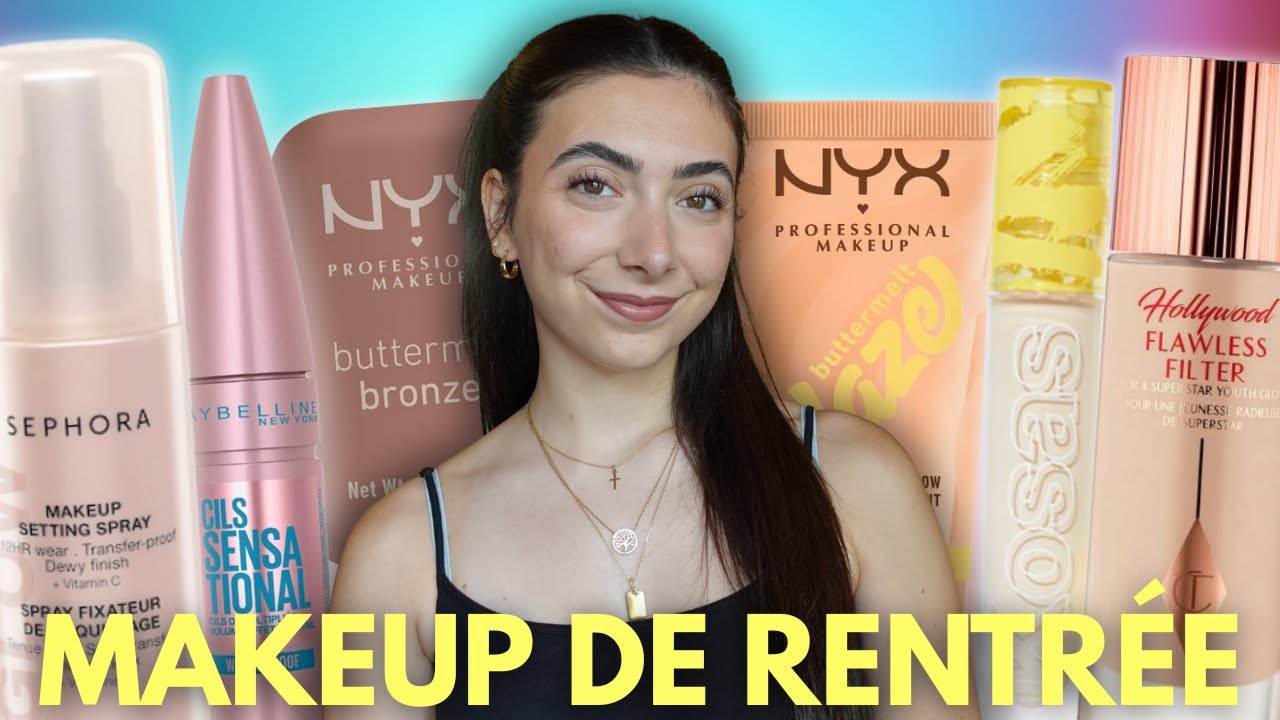 LE MAKEUP PARFAIT POUR LA RENTRÉE ✨🤩 (rapide, simple et canon) | Glowtember #2