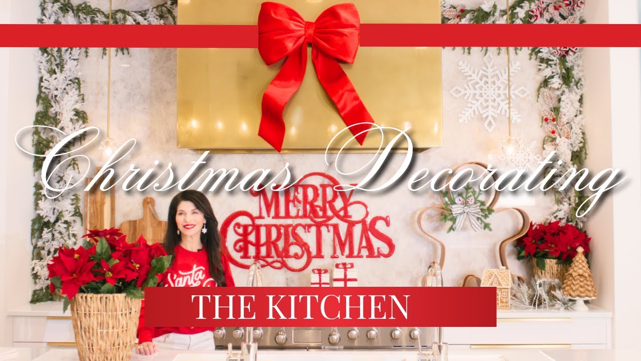 Christmas Kitchen Decorate With Me 🎄 | A Very Merry Christmas Series | Christmas Kitchen Makeover