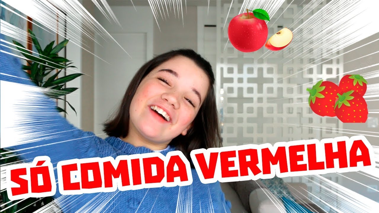 UM DIA S&Oacute; COMENDO COISAS VERMELHAS ♡ Giulia Benite
